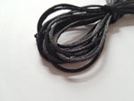 2mm silky nylon cord - black