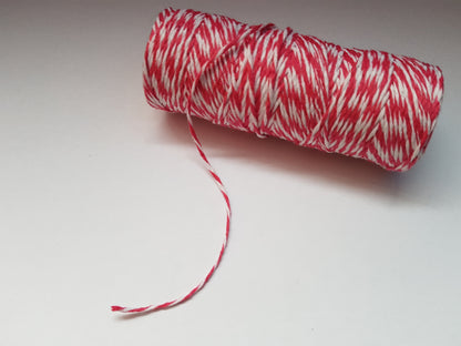 bright pink bakers twine