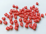 10mm polymer clay beads - broken hearts 