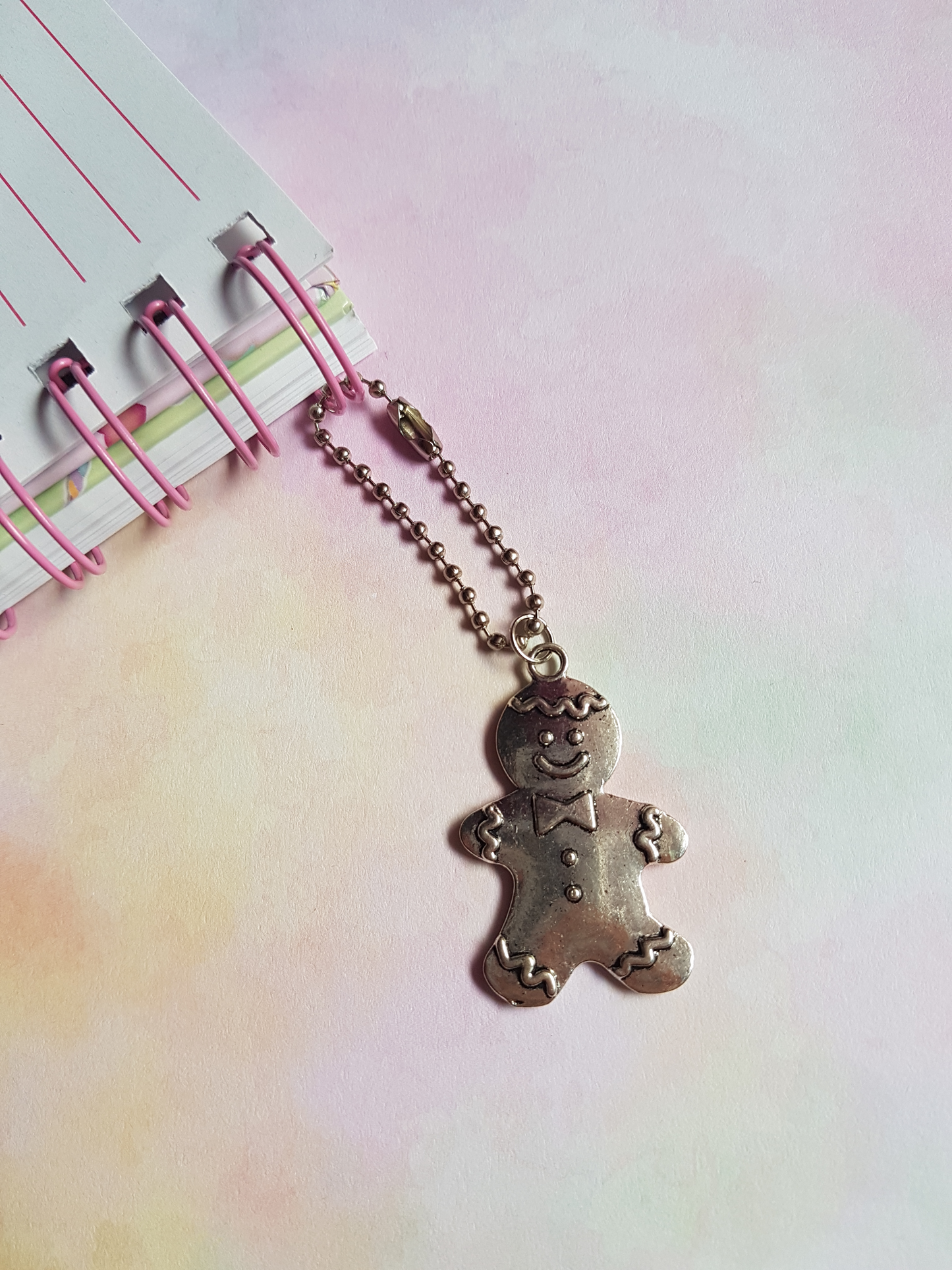 gingerbread man planner charm
