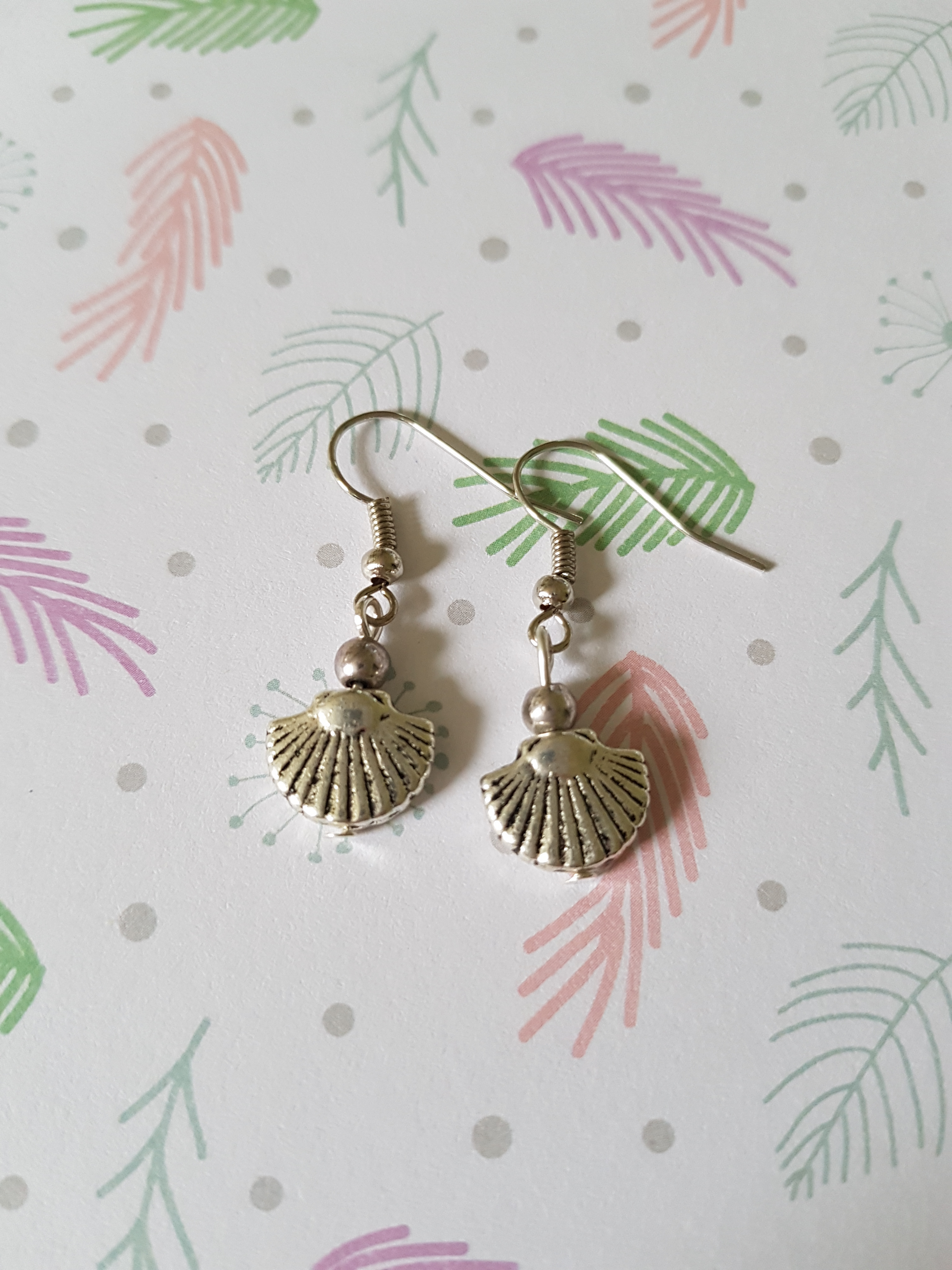 seashell earrings