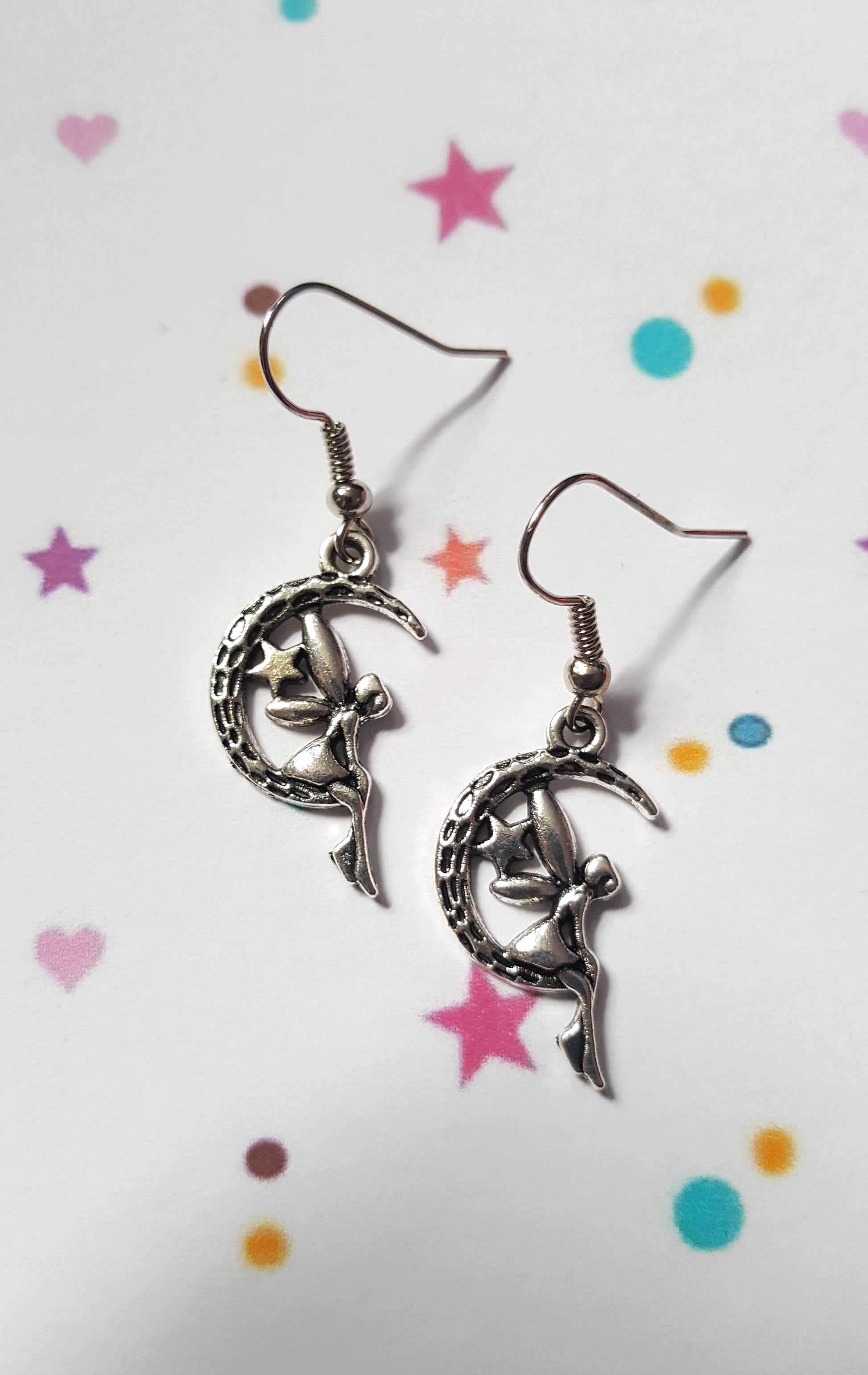 fairy moon earrings