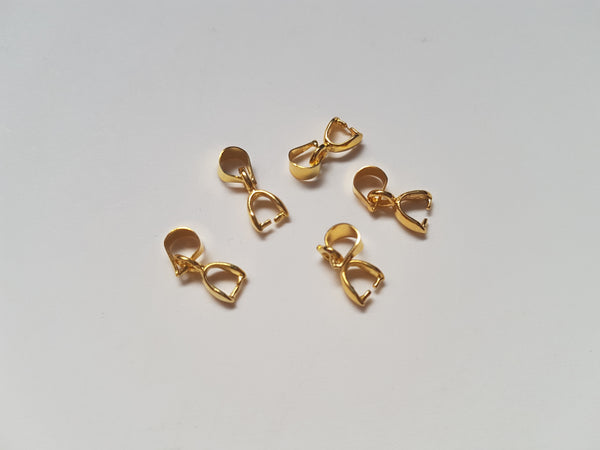 13mm ice-pick bails - gold plated