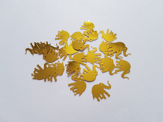 17mm elephant sequins - gold 