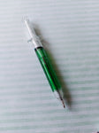 syringe pen - green