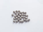 8mm acrylic round beads - grey