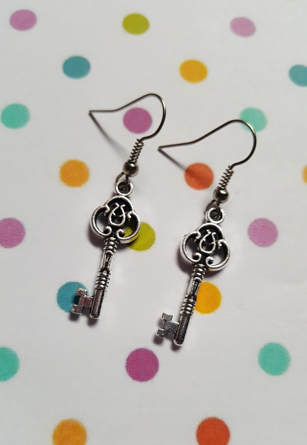 key earrings