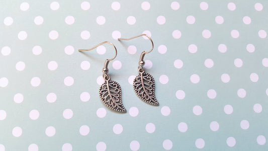 leaf earrings