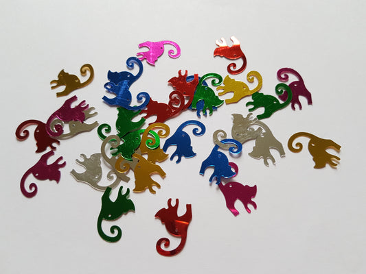 19mm happy cats sequins - mixed colour