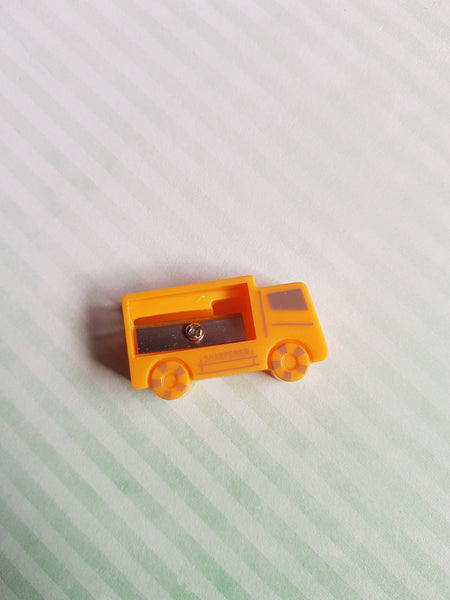 truck/lorry pencil sharpener - orange