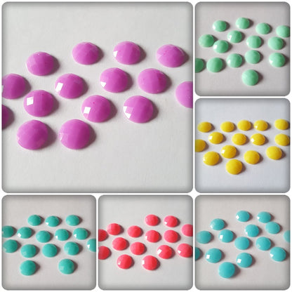 10mm jelly resin cabochons