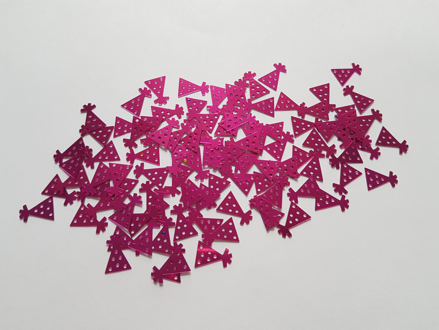 13mm party hat sequins - pink