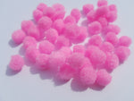 12mm pompoms - pink