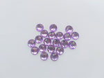 10mm acrylic rhinestones - faceted round - purple