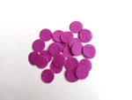 20mm felt circles - purple