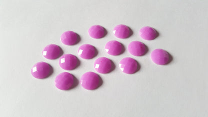 10mm jelly resin cabochons - purple