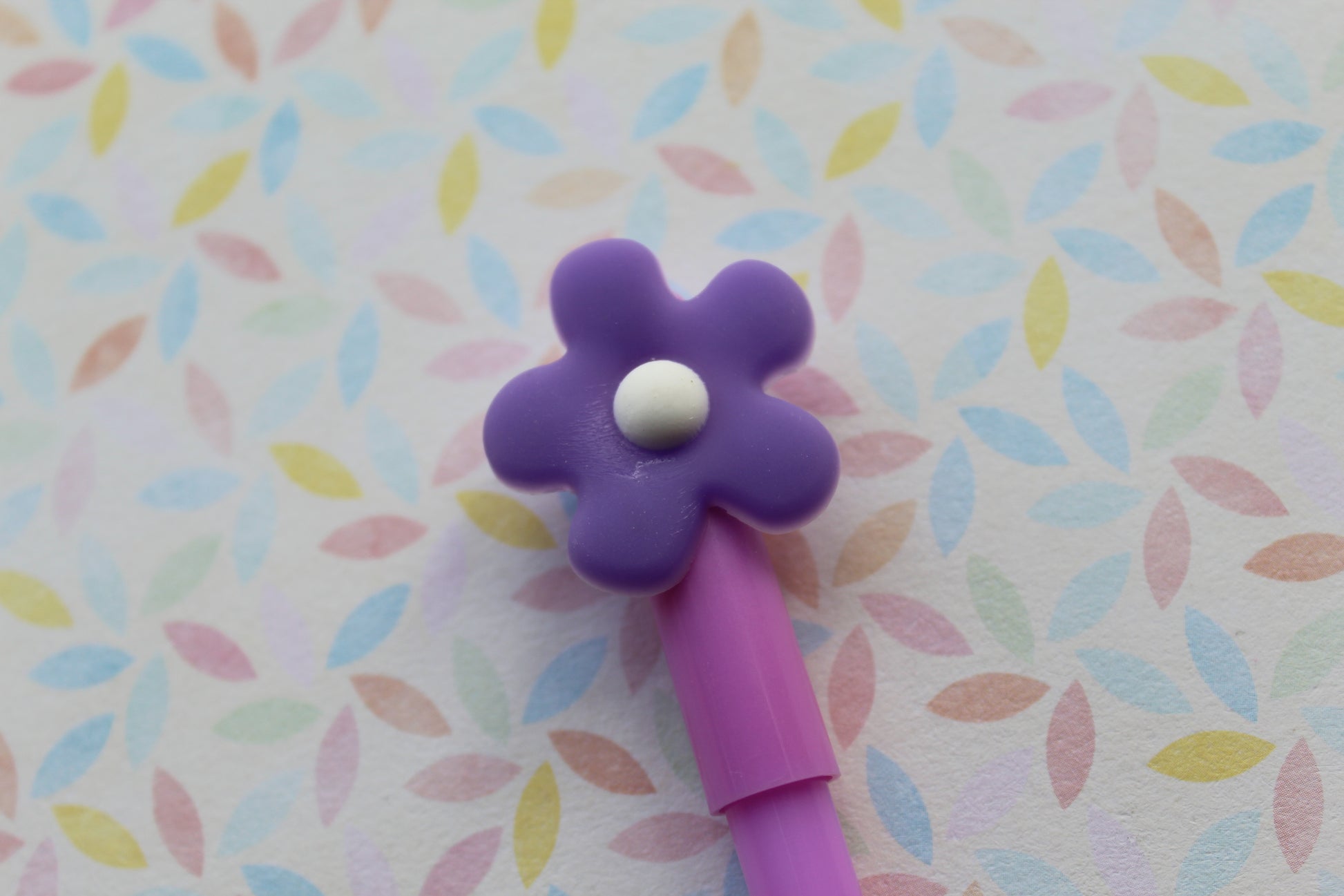 flower pen - purple