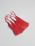 13cm tassels - red