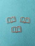 rose gold book paper clips