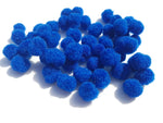 12mm pompoms - royal blue