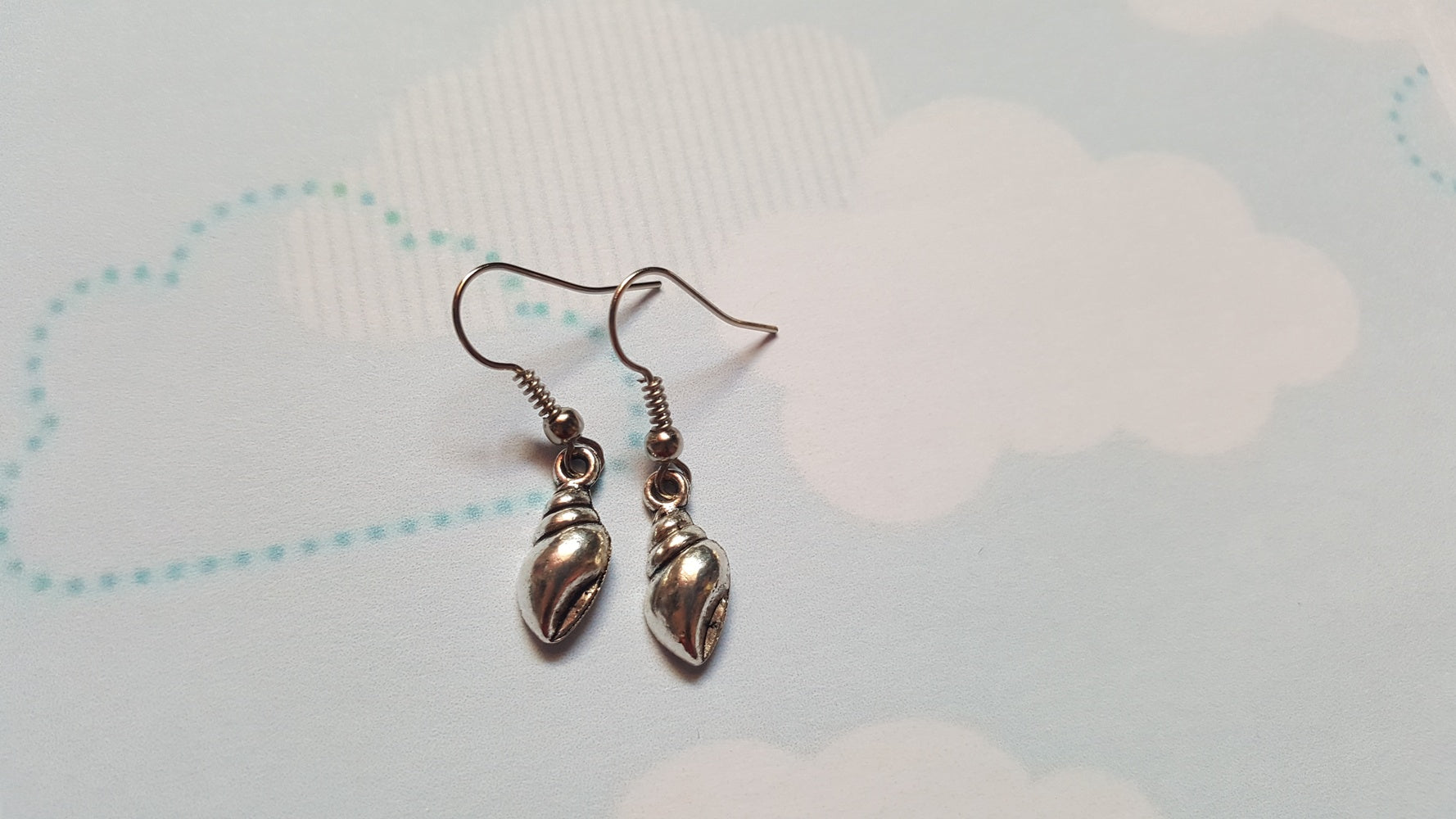 seashell earrings