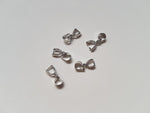 13mm ice-pick bails - silver plated