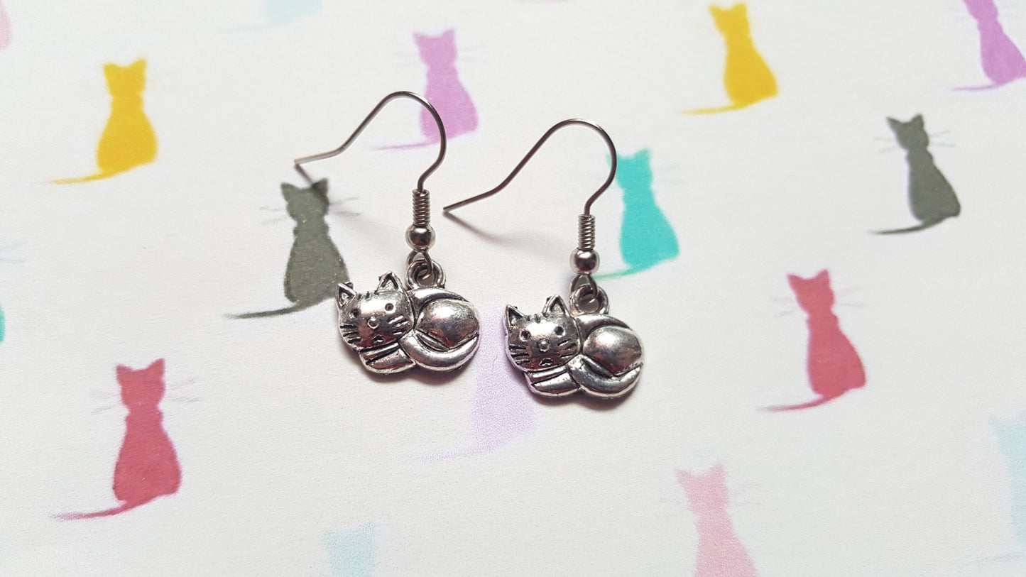 cat earrings