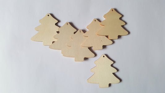 wooden christmas tree shape