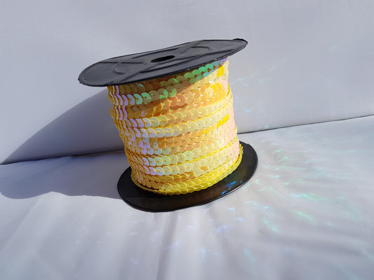 AB sequin trim - yellow