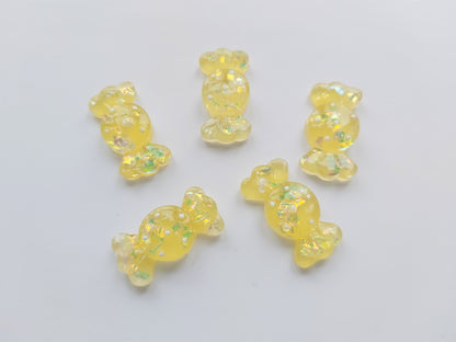 30.5mm sparkle flatback resin sweet cabochons